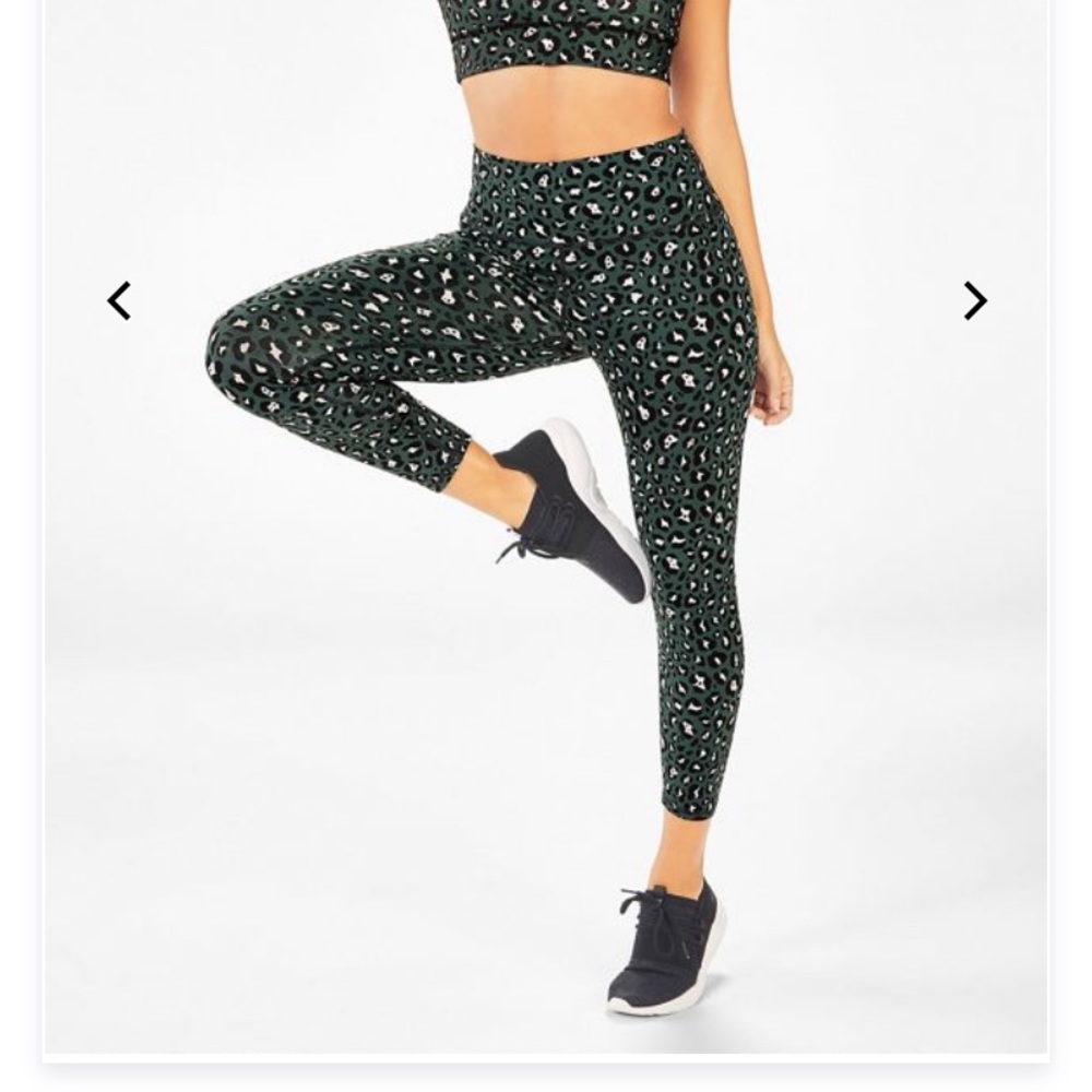 Fabletics High-Waisted Printed Powerhold 7/8